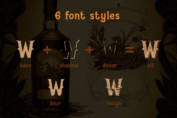 Aged Whiskey Font preview 3