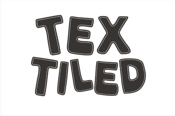 Comic Stitch Font preview 2