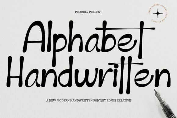 Alphabet Handwritten Font