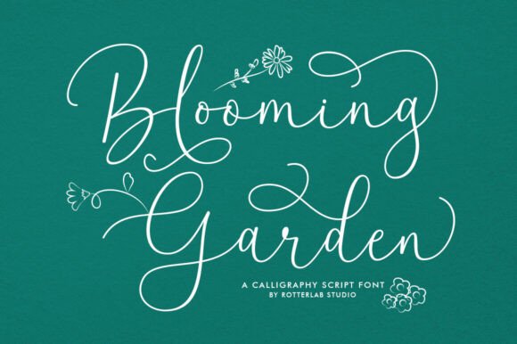 Blooming Garden Font