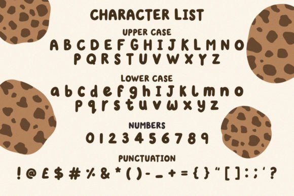 Cookie Dough Font preview 4