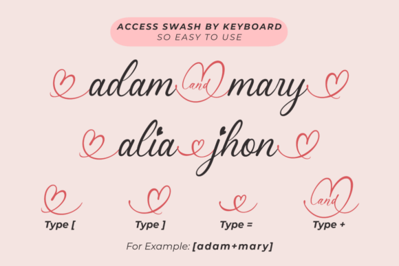 Blooming Romance Duo Font preview 2
