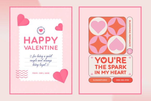 Blooming Romance Duo Font preview 4