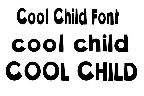 Cool Child Font preview 4