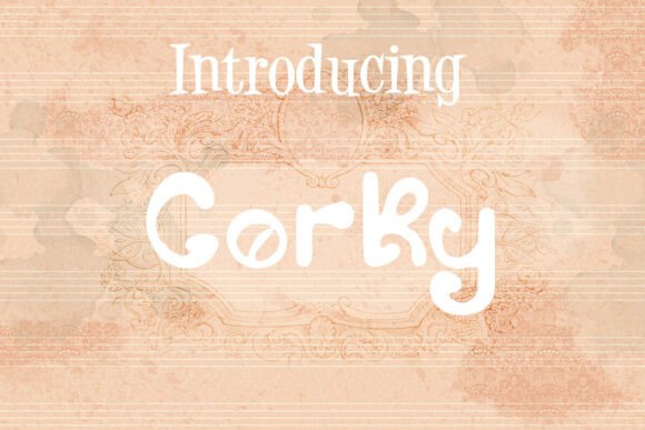 Corky Font preview 3