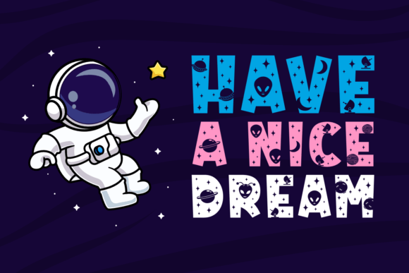 Cosmic Space Font preview 4
