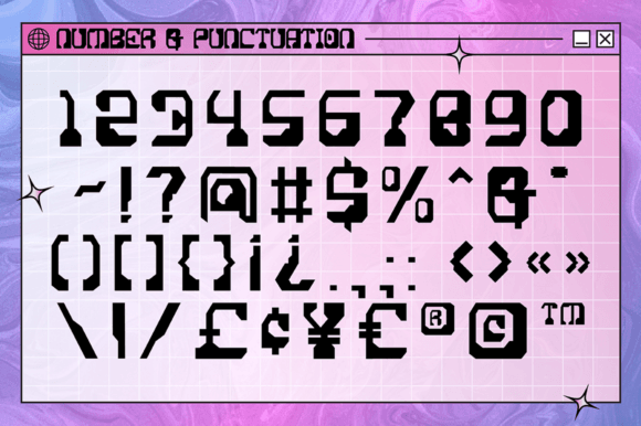 Cosmic Echoes Font preview 3