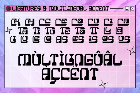 Cosmic Echoes Font preview 4