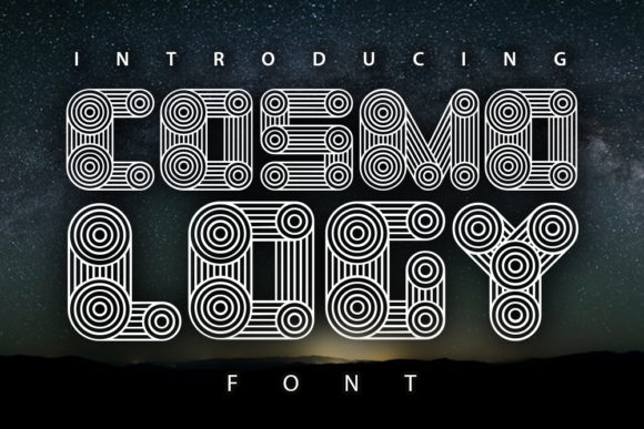 Cosmology Font preview 2