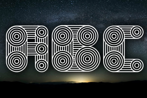Cosmology Font preview 3