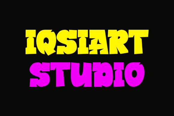 Blosh Swors Font preview 3