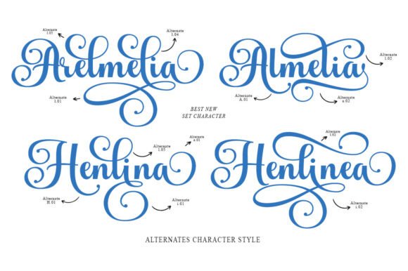 Andelintia Font preview 2