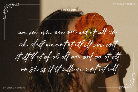 Couture Script Font preview 3