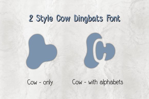 Cow Font preview 2