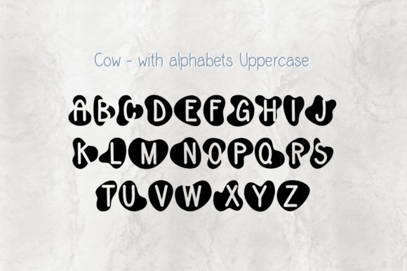Cow Font preview 4