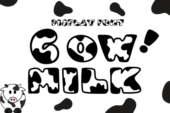 Cow Milk Font