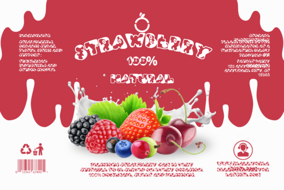 Cow Milk Font preview 3