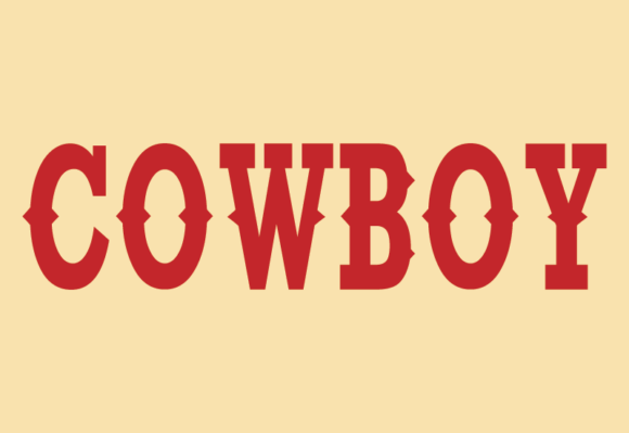 Cowboy Font preview 2