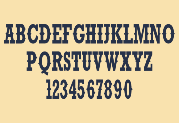 Cowboy Font preview 6