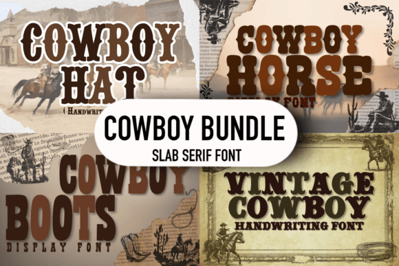 Cowboy Bundle Font