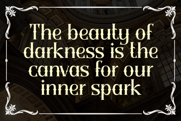 Black Dream Font preview 2