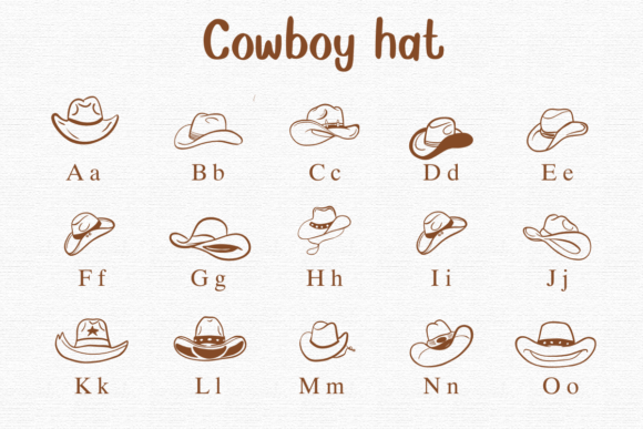 Cowboy Hat Font preview 2
