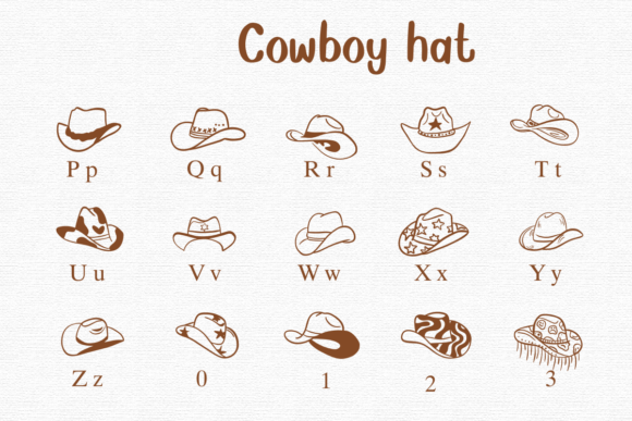 Cowboy Hat Font preview 3