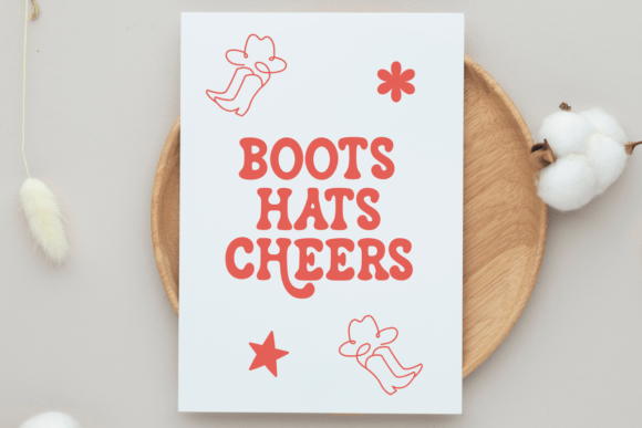 Cowboy Howdy Font preview 2