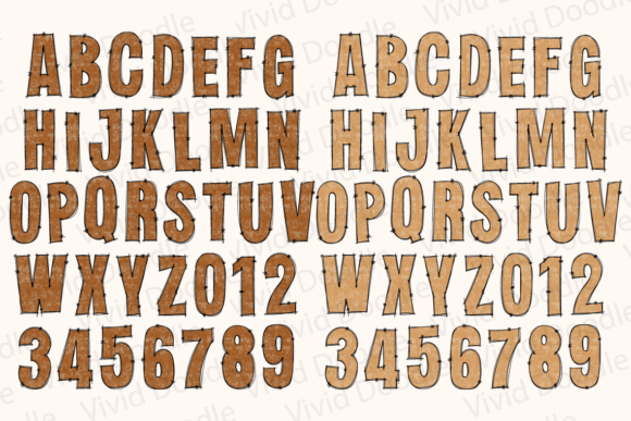 Cozy and Fall Doodle Font preview 3