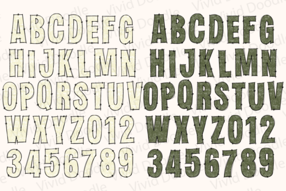 Cozy and Fall Doodle Font preview 4