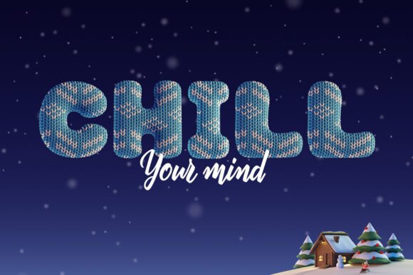 Cozy Winter Font preview 2