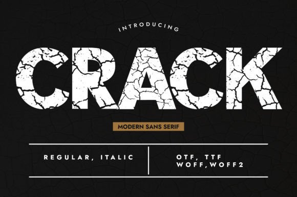 Crack Font