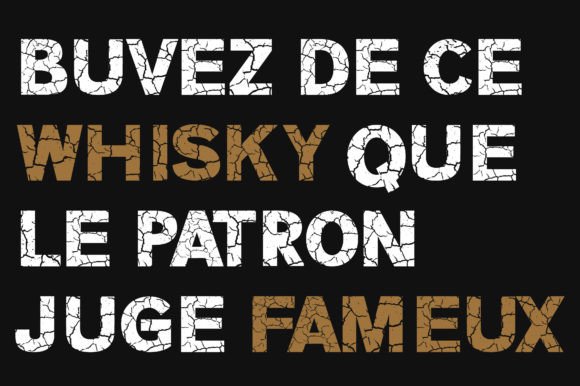 Crack Font preview 4