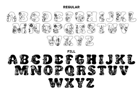 Blossomtype Font preview 2