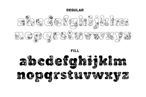 Blossomtype Font preview 3