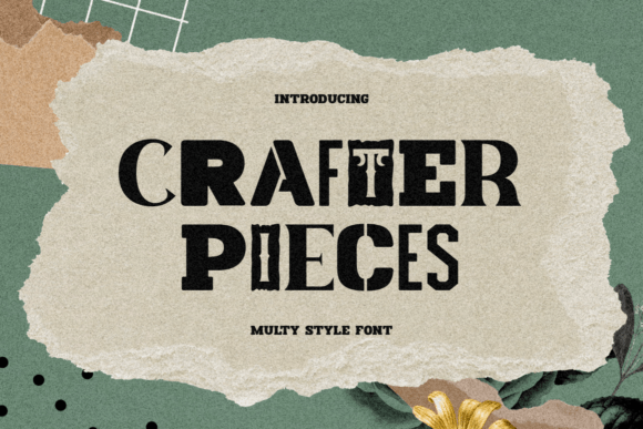 Crafter Pieces Font