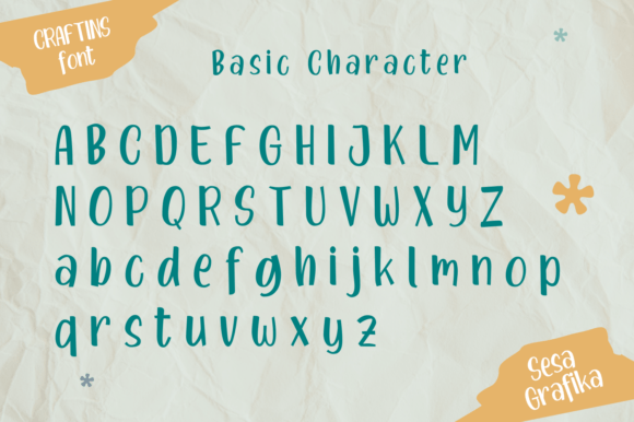 Craftins Font preview 2
