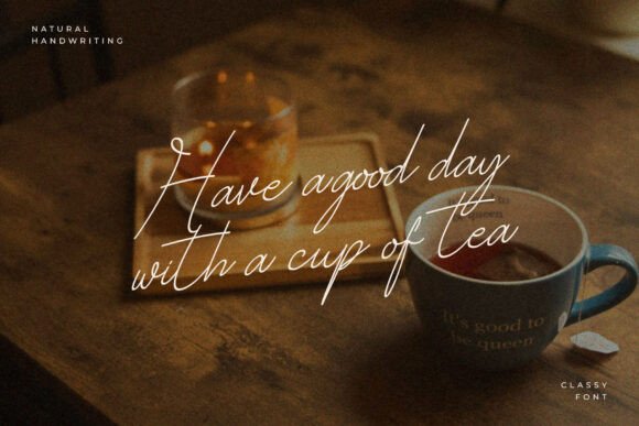 Andreagi Signature Font preview 2
