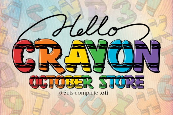 Crayon Font preview 2