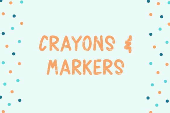 Crayon Font preview 7