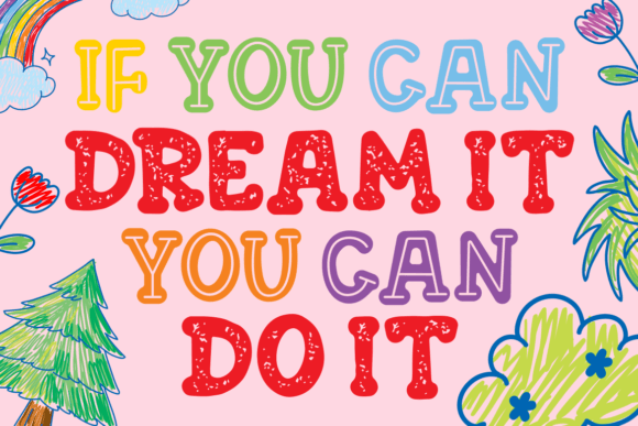 Crayon Craft Font preview 2