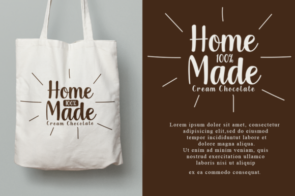 Creamy Chocolate Font preview 3