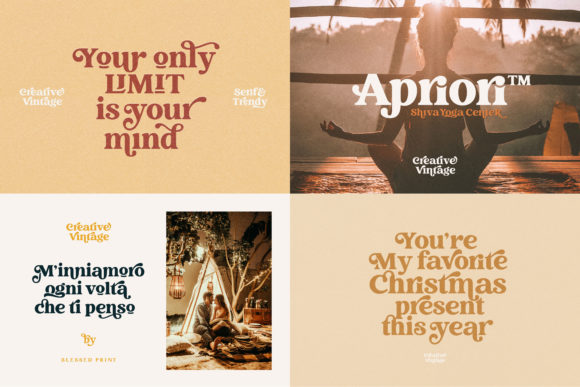 Creative Vintage Font preview 2