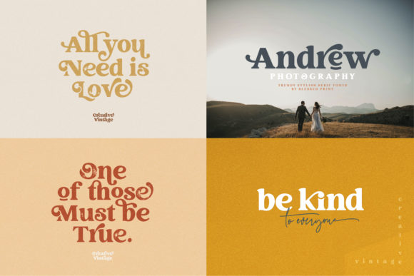 Creative Vintage Font preview 4
