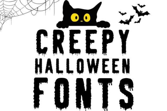 Creepy Halloween Font preview 3