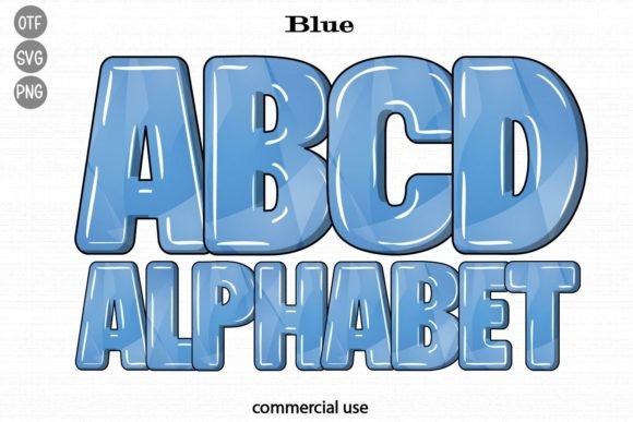 Blue Font