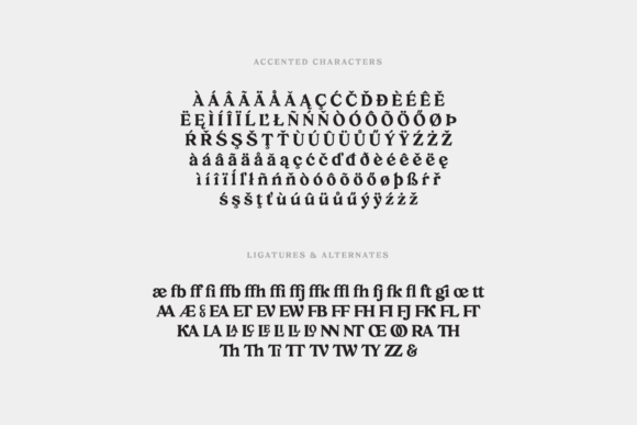 Creolia Font preview 3