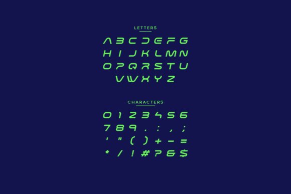 Croparo Font preview 3