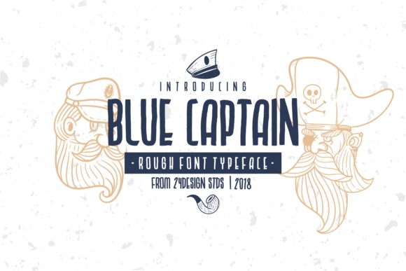 Blue Captain Font