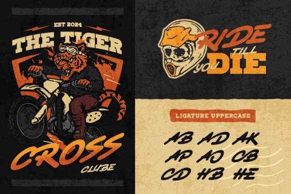 Crossnation Font preview 4
